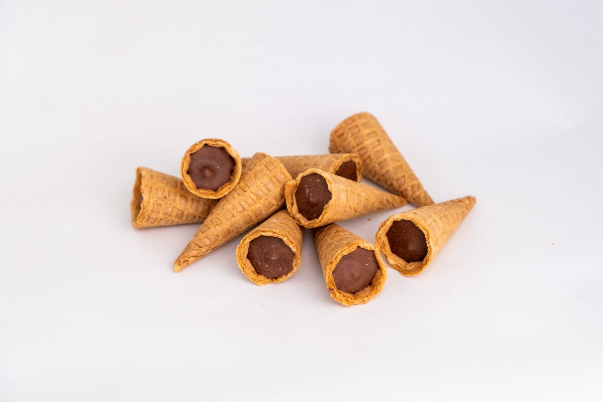Mini cônes au chocolat au lait La Meilleure Partie